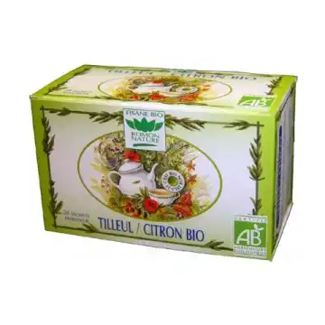 Romon Nature Simples Tilleul Citron Bio Tisane 20 Sachets