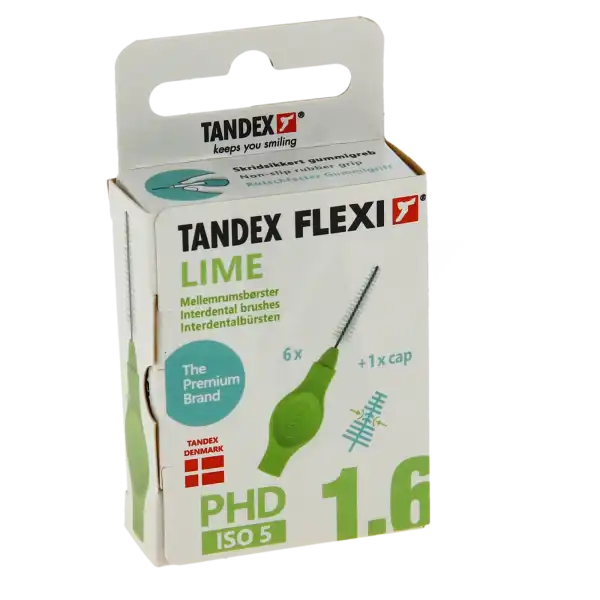 Tandex Flexi Brossette Interdentaire Conique Vert 1.00 Mm / 3.00-6.00 Mm