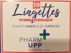 Lingettes Hydro Alcooliques Pharm Upp 10 Sachets