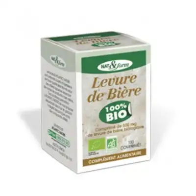 Nat&form Expert Levure De Bière Bio Comprimés B/100 à Beaujeu-Saint-Vallier-Pierrejux-et-Quitteur