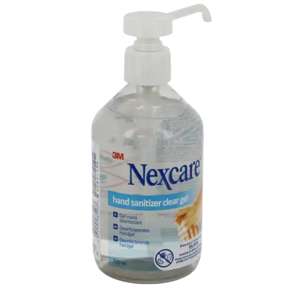 Nexcare Gel Désinfectant Mains Transparent Fl/500ml