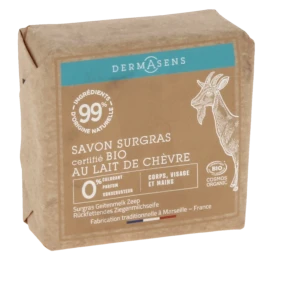 Dermasens Savon Surgras Au Lait De Chèvre Bio 100g
