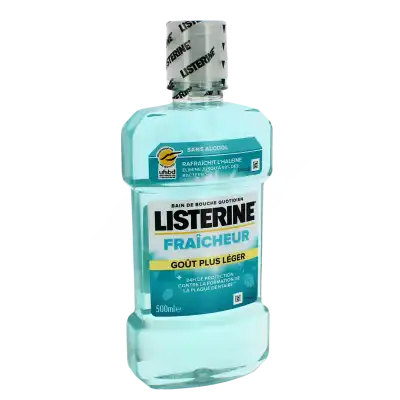 Listerine Fraicheur Bain Bouche Goût Plus Léger Fl/500ml à Angers