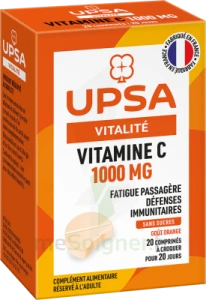 Upsa Vitaminec 1000 Comprimés à Croquer 2b/2t/10
