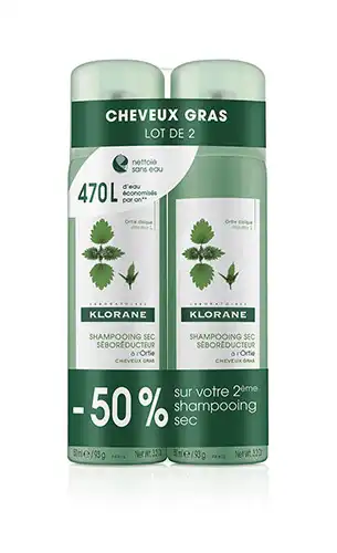 Klorane Capillaires Ortie Shampooing Sec Ortie 2spray/150ml