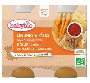 Babybio Pot Légumes Pâtes Bolognaise Boeuf à TALENCE