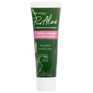 Pur'aloé Hydratation Intense Crème Visage Bio T/50ml