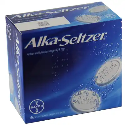 Alka Seltzer 324 Mg, Comprimé Effervescent B/20 à VANNES