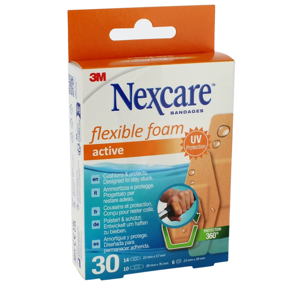 Nexcare Active 360° Pansement Assortiment B/30