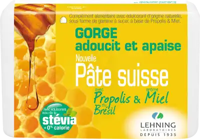 Lehning Pâte Suisse Pastilles à Sucer Miel Propolis B/50g à ANDERNOS-LES-BAINS