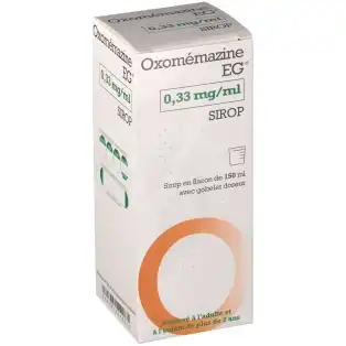 Oxomemazine Eg 0,33 Mg/ml, Sirop à DIJON