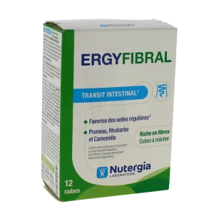 Nutergia Ergyfibral Transit Intestinal Cubes B/12