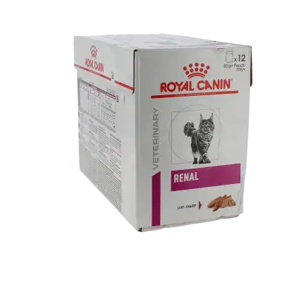 Royal Canin Renal Mousse Chat Poulet Sachet/12X85g