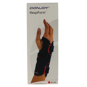 Donjoy Respiform Attelle Standard Poignet-main Gauche Pédiatrique Xs