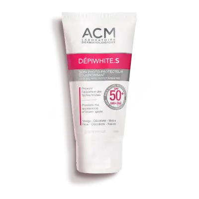 Acm Dépiwhite S Spf50+ Crème Dépigmentante T/50ml à TOULON
