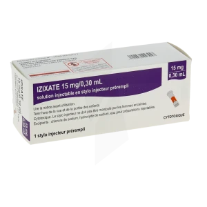 Izixate 15 Mg/0,30 Ml, Solution Injectable En Stylo Injecteur Prérempli