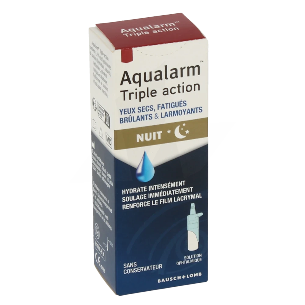 Aqualarm Triple Action Soution Ophtalmique Fl/10ml