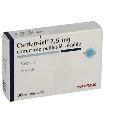 Cardensiel 7,5 Mg, Comprimé Pelliculé Sécable à LA CRAU