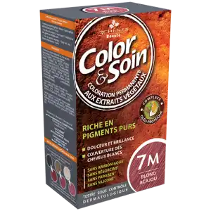 Acheter COLOR&SOIN Kit coloration permanente 7M blond acajou à NOYON