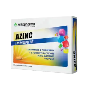 Azinc Immunité Tri Couches Comprimés B/30 à SAINT-SAENS