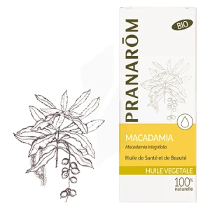 Pranarom Huile Végétale Bio Macadamia 1l