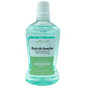 Well&well Bain De Bouche Naturel Menthe