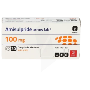 Amisulpride Arrow Lab 100 Mg, Comprimé Sécable