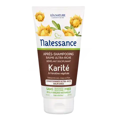 Natessance Karité Baume Après-shampooing 150ml à Mimizan