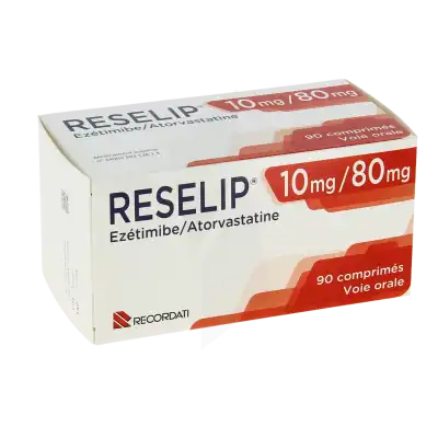 RESELIP 10 mg/80 mg, comprimé