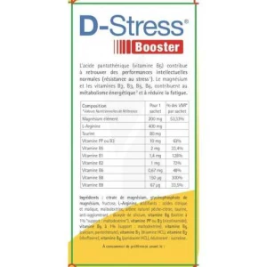 Synergia D-stress Booster Poudre Pour Solution Buvable 20 Sticks/3,75g