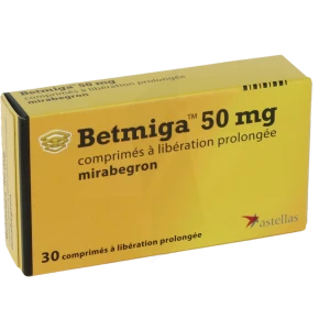 Betmiga 50 Mg, Comprimé à Libération Prolongée