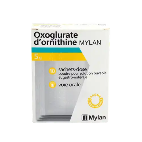 Oxoglurate D’ornithine Mylan 5 G, Poudre Pour Solution Buvable Et Gastro-entérale En Sachet-dose