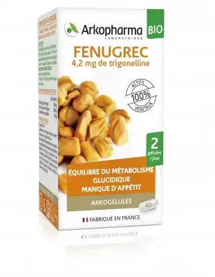 Arkogélules Fenugrec Bio Gélules Fl/40 à Drocourt