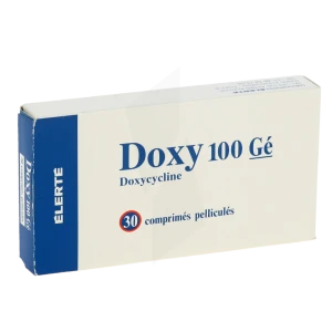 Doxy 100 Mg, Comprimé Pelliculé