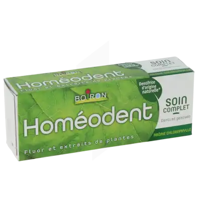 Boiron Homéodent Soin Complet Dentifrice Chlorophylle T/75ml à Toulon