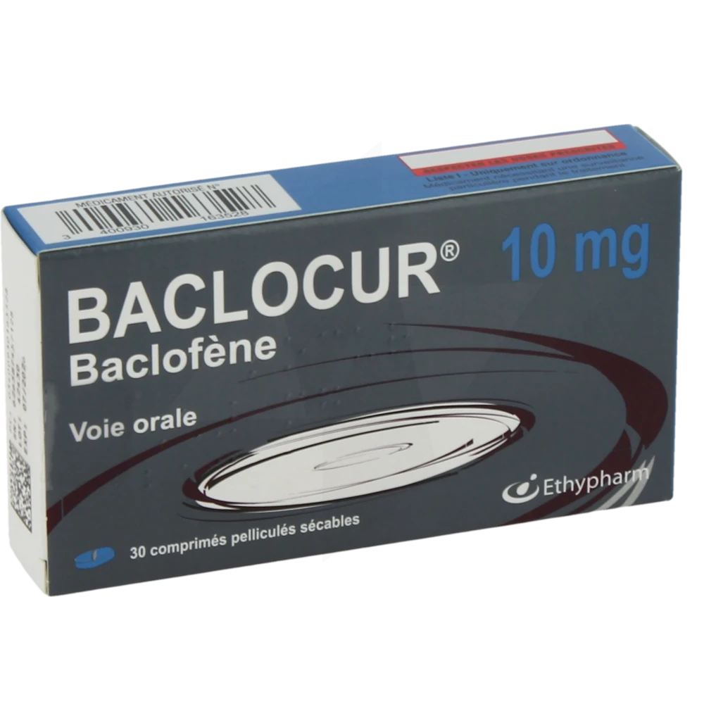 Baclocur 10 Mg, Comprimé Pelliculé Sécable