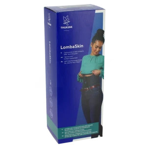 Thuasne Lombaskin Ceinture Lombaire Noir Hauteur 21cm Taille 3