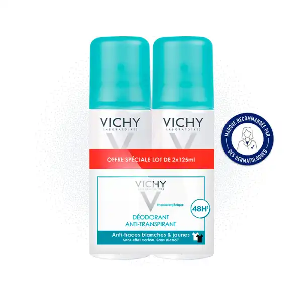 Vichy Déodorant Anti-transpirant 48h 2sprays/125ml