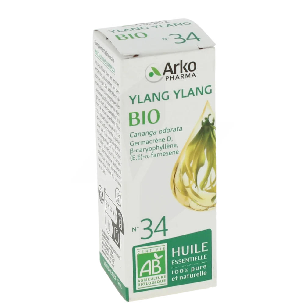 Arkopharma Huile Essentielle Bio N°34 Ylang Ylang Fl/5ml