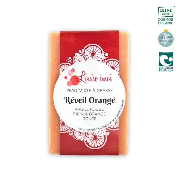 Louise émoi Savon Solide Réveil Orangé 100g