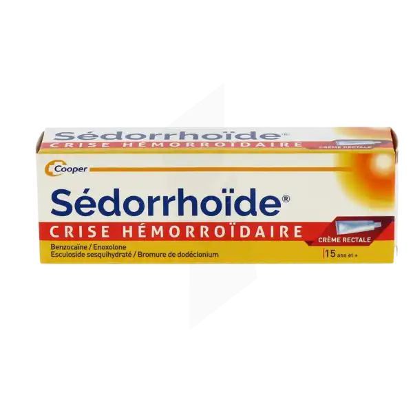 Sedorrhoide Crise Hemorroidaire Crème Rectale T/30g