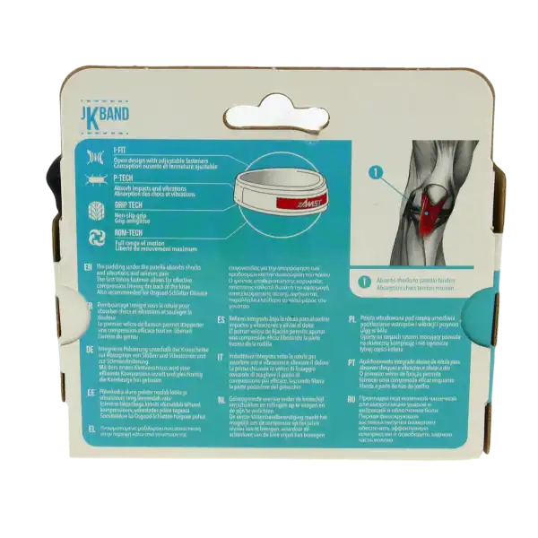Zamst Jk-band Genouillère Velcro Compression Zone L