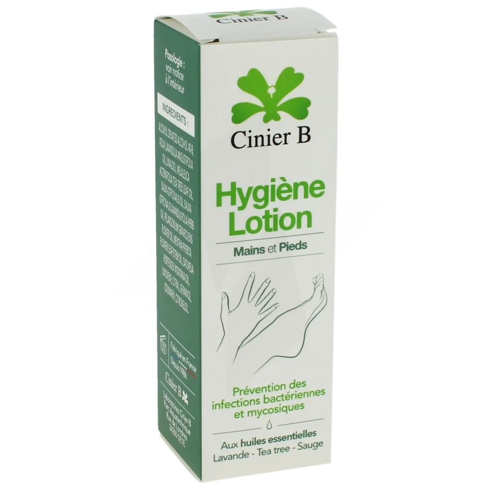 Cinier-b Hygiene Lot Antiseptique Mains Pieds Spray/50ml