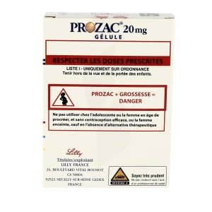 Prozac 20 Mg, Gélule