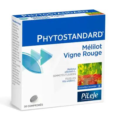 Pileje Phytostandard - Mélilot / Vigne Rouge 30 Comprimés à Drocourt