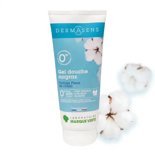 Dermasens Gel Douche Surgras Fleur De Coton T/200ml