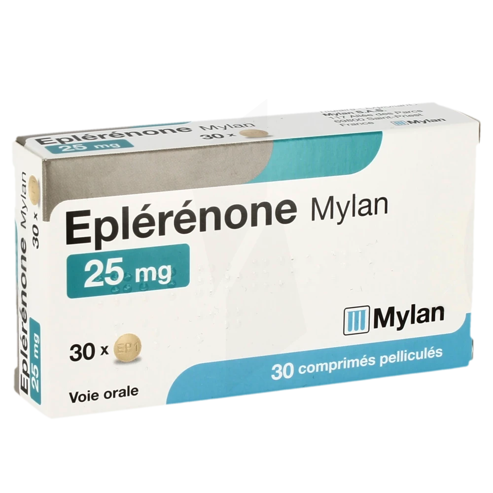 Eplerenone Viatris 25 Mg, Comprimé Pelliculé