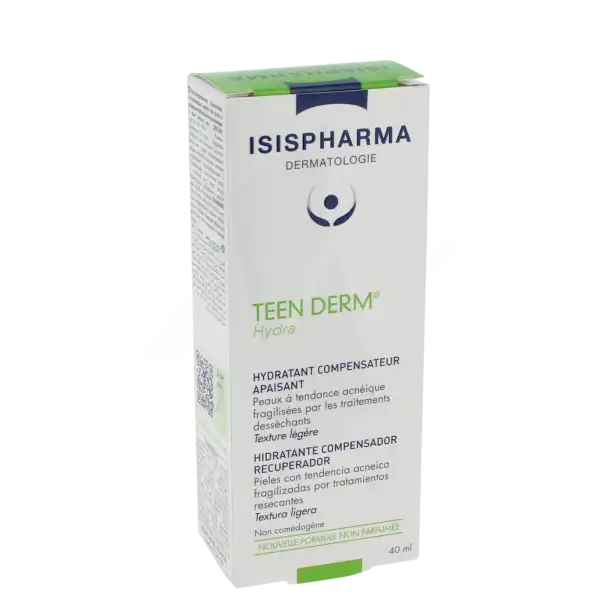 Teen Derm Hydra Fluide Hydratant Compensateur Apaisant T/40ml