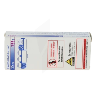 Exemestane Arrow 25 Mg, Comprimé Pelliculé