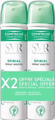 Svr Spirial Déodorant Végétal 2 Sprays Compressés/75ml à  NICE